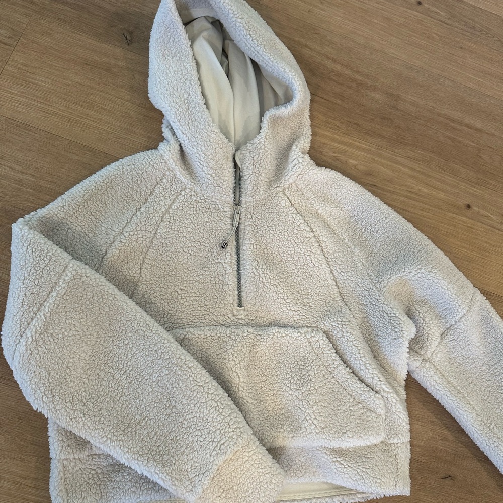 Lulu half zip Sherpa scuba